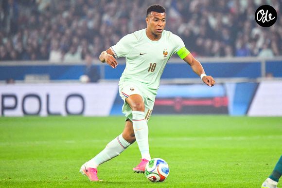 Kylian Mbappé (France) - Les Bleus ont remporté leur dernier match de préparation contre l'Irlande du Nord (3-1) à Lille, grâce à un triplé de M. Olise le 8 juin 2026. © Laptiste/PsnewZ/Bestimage