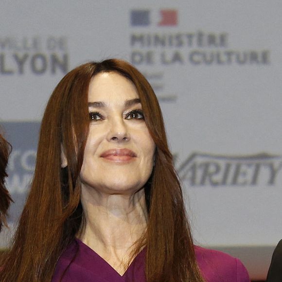 Monica Bellucci et Tim Burton - Tim Burton a reçu le prix Lumière 2022 lors de la 14ème Edition du festival du cinéma Lumière Film Festival à Lyon. Le 21 octobre 2022 © Pascal Fayolle / Bestimage