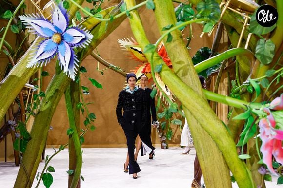 Défilé de mode Chanel Collection Haute Couture Automne/Hiver 2026-2027 lors de la Fashion Week de Paris (PFW) au Grand Palais, à Paris, France, le 7 juillet 2026. © Bestimage