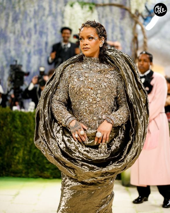 Rihanna au Met Gala 2026 à New York.

© Bestimage