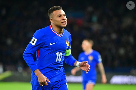 Kylian Mbappé - Match de qualification de la Coupe du monde 2026 entre la France contre l'Ukraine (4-0) au Parc des Princes à Paris, France, le 13 novembre 2025. © Christian Liewig/Bestimage