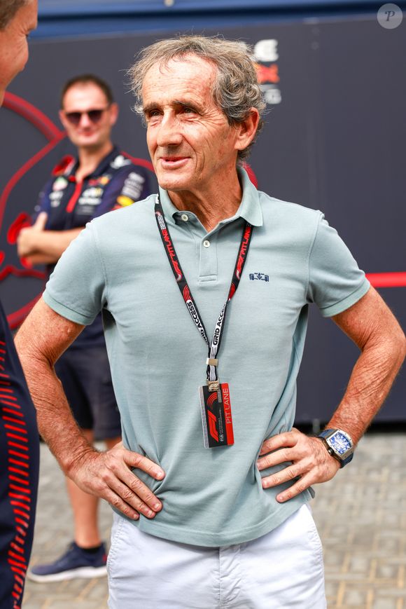 Alain Prost, pendant le Grand Prix d'Abu Dhabi, le 24 novembre 2023 à Abu Dhabi. (Credit Image: © Hoch Zwei via ZUMA Press Wire)