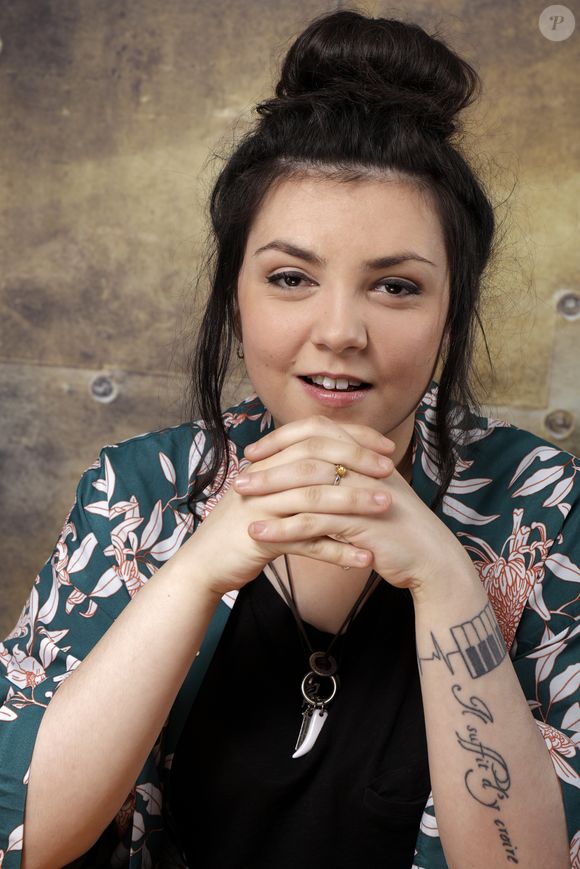 Portrait de la chanteuse Hoshi à Paris, France, le 4 avril 2018. @CEDRIC PERRIN / BESTIMAGE