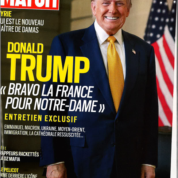 La Une du magazine Paris Match