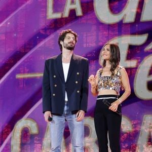 Exclusif - Charles, Joyce Jonathan lors de l'enregistrement de l’émission La Grande Fête de Carcassonne, diffusée le samedi 6 septembre à 21.10 sur France 2, dans la Cité Médiévale de Carcassonne, France, le 24 juin 2025. © Jack Tribeca/Bestimage