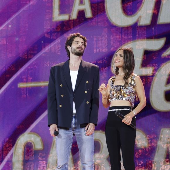 Exclusif - Charles, Joyce Jonathan lors de l'enregistrement de l’émission La Grande Fête de Carcassonne, diffusée le samedi 6 septembre à 21.10 sur France 2, dans la Cité Médiévale de Carcassonne, France, le 24 juin 2025. © Jack Tribeca/Bestimage