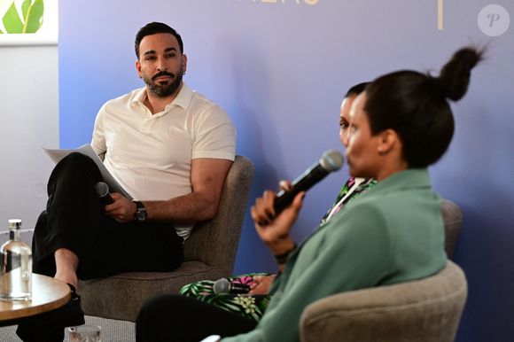En attendant de réaliser ce film, il poursuit avec succès ses activités médiatiques en tant que consultant pour Ligue 1+ et sur la plateforme Twitch.

Une conférence sur le thème de la création de nouveaux horizons entre sport et divertissement avec Adil Rami, Sarah Ourahmoune, Allison Pineau et Inès Lagdiri-Nastasi au Loft Akili Mirari - Hôtel Five Seas à Cannes le mardi 19 mai 2026. © Romain Doucelin / Bestimage