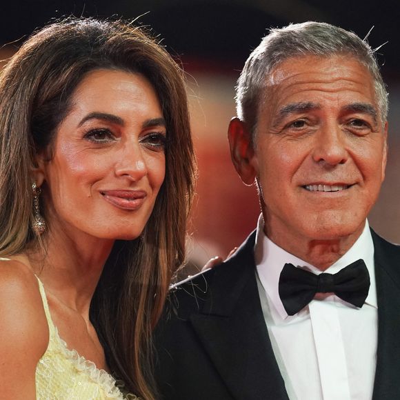 George Clooney et sa femme Amal Clooney à la projection de "Wolfs" lors du 81ème festival international du film de Venise, la Mostra le 1er septembre 2024.

© Lucia Sabatelli / Bestimage