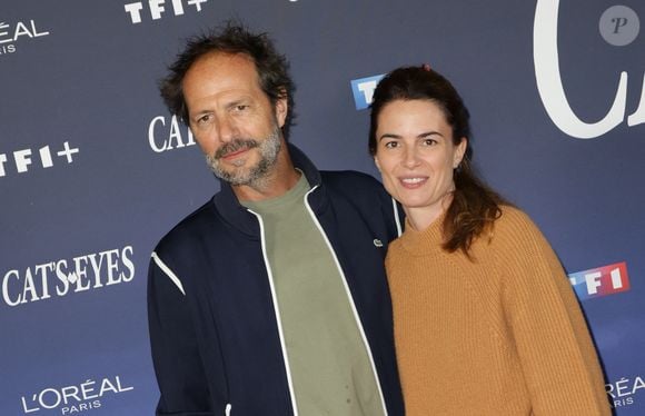 Jean-Charles Chagachbanian et sa compagne Juliette Chêne - Avant-première de la nouvelle fiction de TF1 "Cat's Eyes" à la Seine Musicale à Paris le 9 octobre 2024. © Coadic Guirec/Bestimage