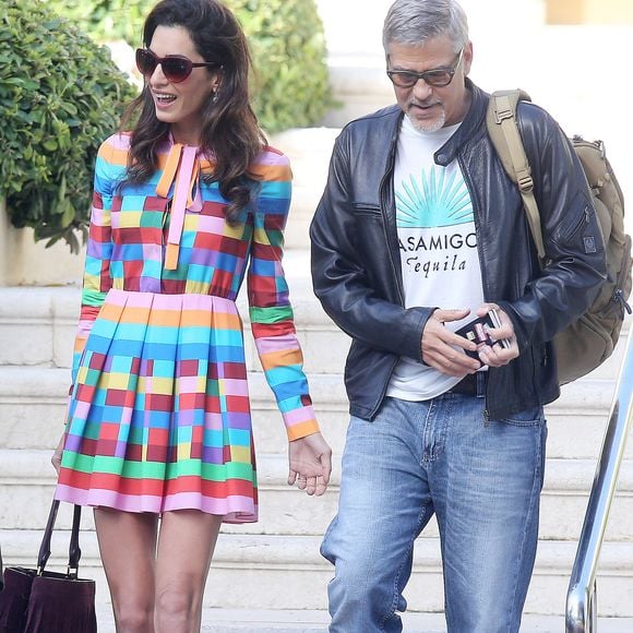 Le 5 décembre dernier, l'acteur de 63 ans a fait une virée au Mcdo de Brignoles
George Clooney et sa femme Amal Alamuddin quittent l'hôtel Eden Roc au Cap d'Antibes, après avoir assisté au 69ème Festival International du Film de Cannes. Le 14 mai 2016