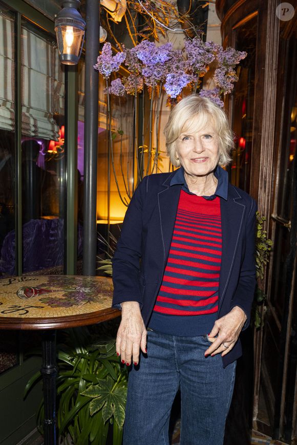 Catherine Ceylac pose lors de la remise du prix littéraire "La Closerie des Lilas" à la Closerie des Lilas à Paris, le 18 avril 2023. Le prix littéraire de la Closerie des Lilas a été décerné à la romancière Y. Ghata pour "Le Testament du prophète".© Pierre Perusseau/Bestimage