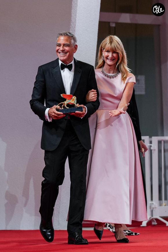 George Clooney et Laura Dern à la Mostra de Venise le 2 septembre 2026 © Lucia Sabatelli / Bestimage