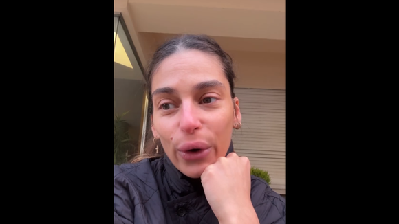 Tatiana Silva s'exprime sur Instagram, quelques jours après la naissance de son fils June. 31 janvier 2025.