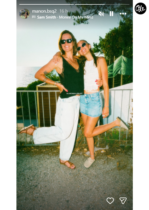 La jeune fille a partagé une tendre photo de leur moment ensemble sur Instagram.

Laure Manaudou pose avec sa fille aînée Manon, née de sa relation passée avec Frédérick Bousquet.