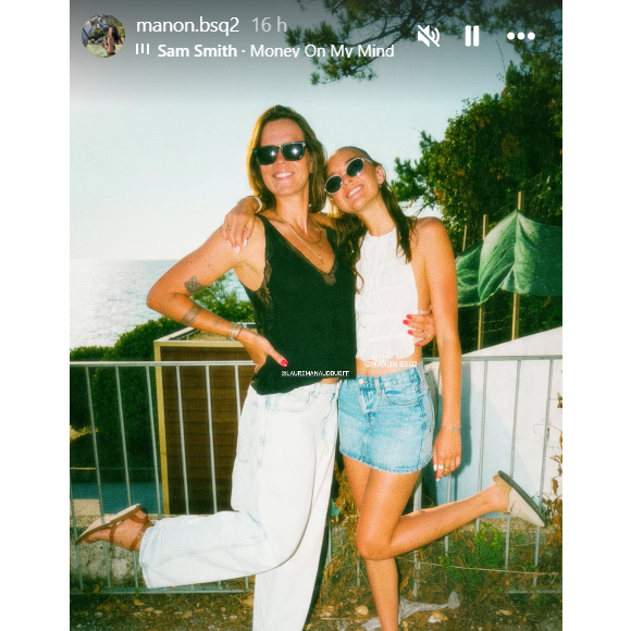 La jeune fille a partagé une tendre photo de leur moment ensemble sur Instagram.

Laure Manaudou pose avec sa fille aînée Manon, née de sa relation passée avec Frédérick Bousquet.