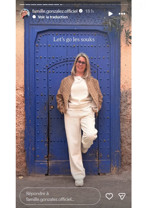 Le célèbre couple de l'émission de TF1 a posé ses valises à Marrakech pour profiter de quelques jours de repos.

Mélanie Gonzalez (Familles nombreuses) en vacances à Marrakech avec son mari Franck.