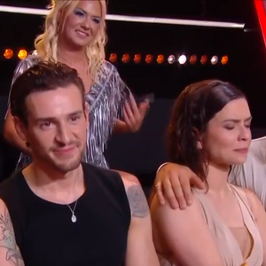 Lucie Bernardoni et Christophe Licata lors du prime 3 de "Danse avec les stars 2026" sur TF1 le 13 février 2026.