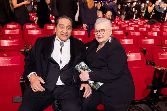 Josiane Balasko et son mari George Aguilar - Cérémonie de la 50ème édition de la cérémonie des César à l'Olympia à Paris, France, le 28 février 2025 © Dominique Jacovides - Olivier Borde / Bestimage