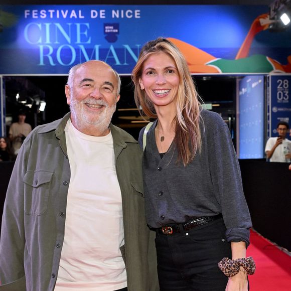 Gérard Jugnot et sa femme Patri­cia Campi - Projection du film "Jupiter" lors de la 8ème édition du Festival Cinéroman à Nice, le 1er octobre 2026. © Bebert / Jacovides / Bestimage