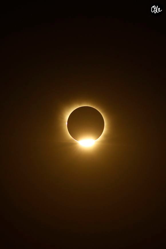 Vue durant l'éclipse solaire, en Espagne du côté de Madrid, le 12 août 2026. 

© Bestimage© Hugo Ortuno/ZUMA Press Wire