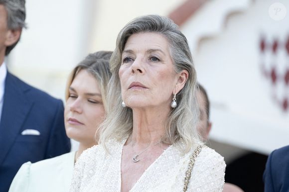 La Princesse Caroline de Hanovre assiste à la célébration des 20 ans de règne du Prince Albert II de Monaco le 19 juillet 2025 à Monaco, Monaco. Photo by David NIVIERE/ABACAPRESS.COM
