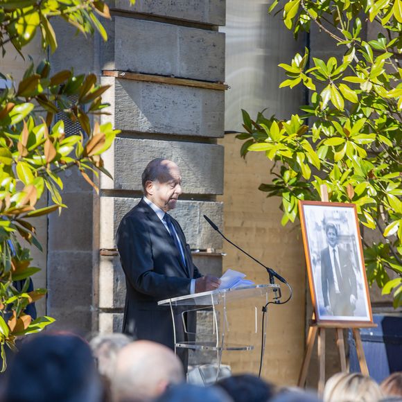 Alain Juppé - Cérémonie en hommage à l'ancien maire de Bordeaux Nicolas Florian au Palais Rohan - hôtel de ville suivie des obsèques en la cathédrale Saint-André de Bordeaux, France, le 31 janvier 2025. Nicolas Florian, né le 29 mars 1969 à Marmande et mort le 26 janvier 2025 à Bordeaux, était un homme politique français, membre des Républicains. Il a été maire de Bordeaux de 2019 à 2020. © Quentin Salinier/Bestimage