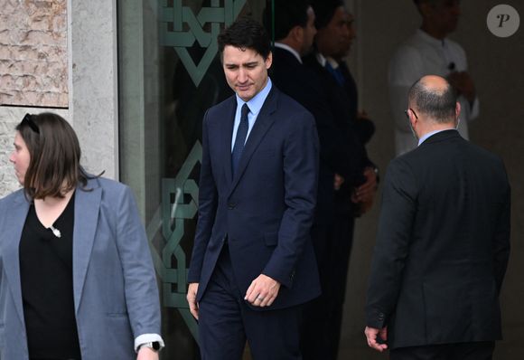 Justin Trudeau - Obsèques de l'Aga Khan IV à Lisbonne au Portugal le 8 février 2025.  Photo de Bestimage