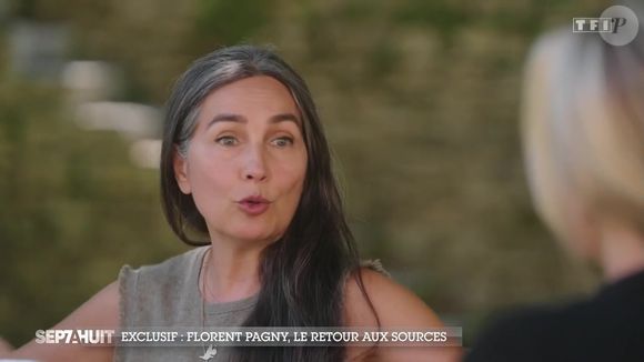Azucena tempère néanmoins ces mésaventures : "En général ce sont des gens très discrets, assez gentils, bienveillants".

Florent Pagny dans l'émission "Sept à Huit" ce dimanche 31 août 2025. Accompagné de sa femme Azucena Caamaño, il accorde une interview exclusive à Audrey Crespo-Mara.