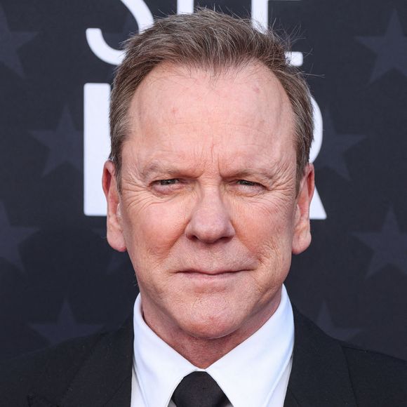 Kiefer Sutherland arrive à la 29e cérémonie annuelle des Critics' Choice Awards qui se tient au Barker Hangar le 14 janvier 2024 à Santa Monica, Los Angeles, CA, USA. Photo by Xavier Collin/Image Press Agency/ABACAPRESS.COM)