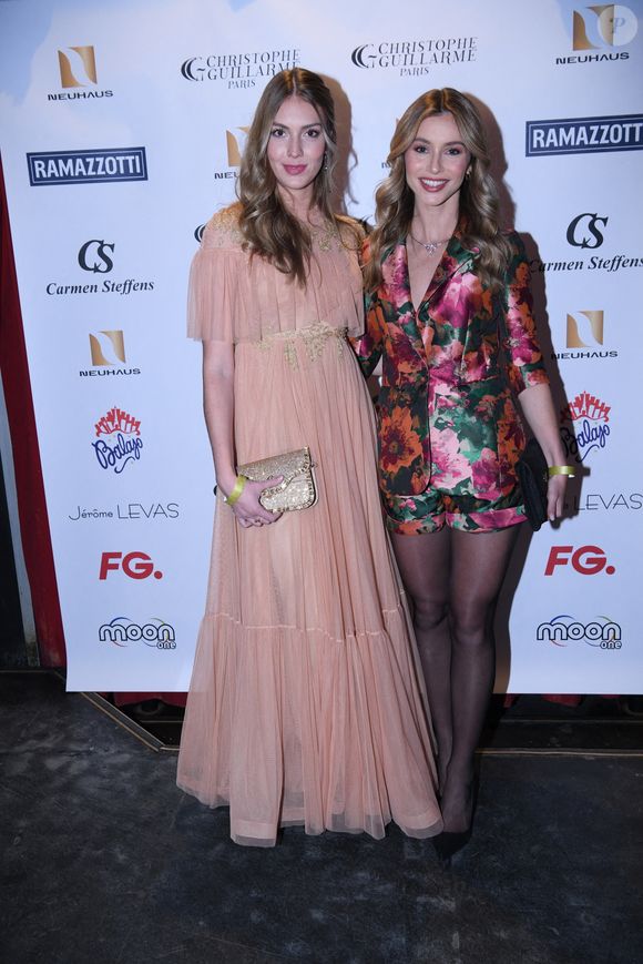 Agathe Cauet, première dauphine Miss France 2023, Flavy Barla au défilé Christophe Guillarmé prêt-à-porter automne-hiver 2023/2024 lors de la Fashion Week de Paris (PFW) au Balajo à Paris le 1er mars 2023. © Rachid Bellak / Bestimage