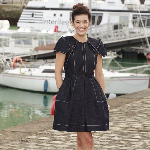 Mélanie Doutey de la série Les disparues de la gare
La 27e édition du Festival de la Fiction de La Rochelle, mardi 16 septembre 2025. © Christophe Aubert via Bestimage