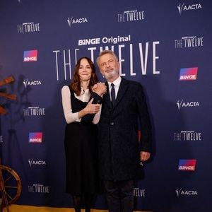 Sydney, AUSTRALIA  - On Monday 8th July BINGE will host an exclusive launch event in Sydney for the World Premiere of the second season of the award winning drama, The Twelve.
Pictured: Sam Neill & Frances O’Connor