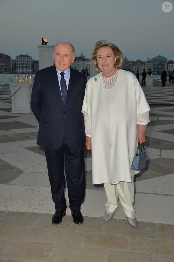 François Pinault et sa femme Maryvonne Pinault - Soirée Pinault à l'occasion de la 56ème Biennale Internationale d'Art à Venise en Italie le 6 mai 2015.