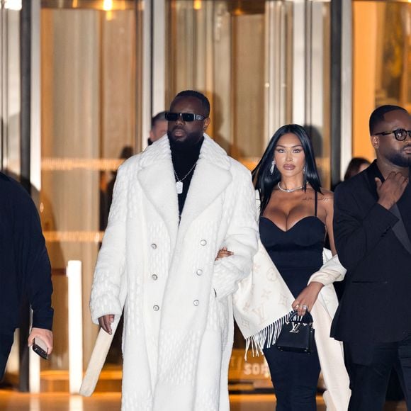 Gims et sa nouvelle compagne - Les célébrités au défilé Louis Vuitton "Collection Homme Prêt-à-Porter Automne/Hiver 2026-2027" lors de la Fashion Week de Paris, le 20 janvier 2026

© Florian Lavielle / Bestimage