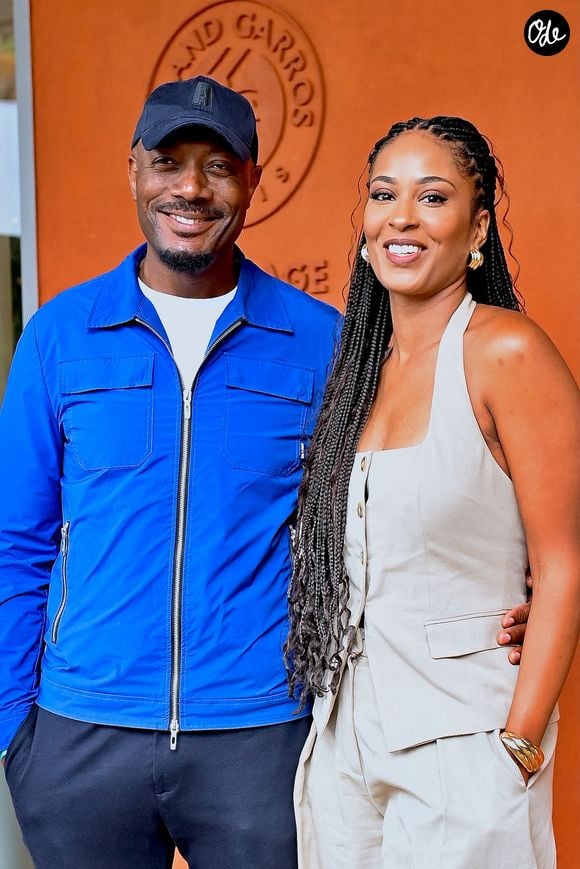 Très épanoui auprès de l'animatrice, Harry Roselmack assure qu’ils se sont rencontrés "au bon moment".

On voit Harry Roselmack et Jennifer Galap poser au Village lors du tournoi de Roland-Garros, le 7 juin 2025 à Paris, en France. Photo : ABACAPRESS.COM