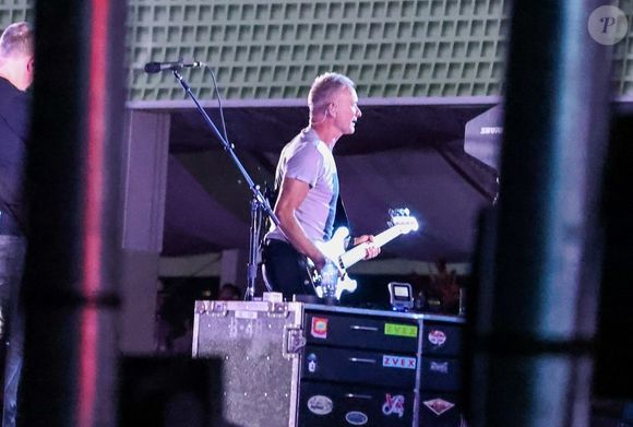 Miami Beach, Floride - EXCLUSIF - Sting se produit lors du Global Champions Arabians Tour of the Americas à Miami Beach. Backgrid USA / Bestimage

Photo : Sting