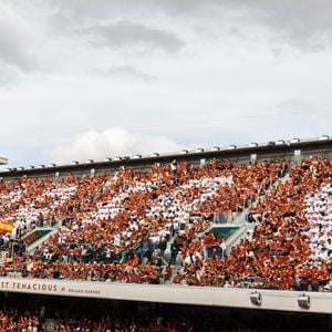 Hommage à Rafael Nadal lors des Internationaux de France 2025 à Roland Garros le 25 mai 2025 à Paris, France. Photo par Nasser Berzane/ABACAPRESS.COM