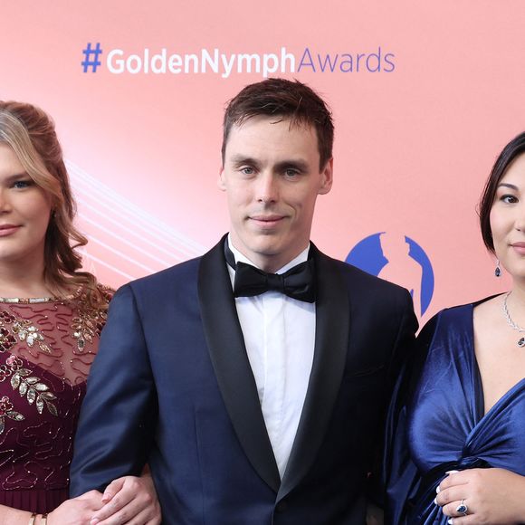 Louis Ducruet, Marie Ducruet (enceinte) et Camille Gottlieb - La famille princière au photocall et cérémonie de clôture de la 63ème édition du Festival de Télévision de Monte-Carlo (63rd Golden Nymph) au Grimaldi Forum à Monaco le 18 juin 2024.

© Denis Guignebourg / Bestimage
