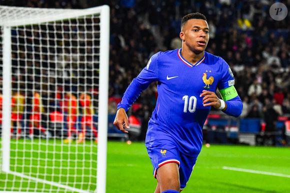 Kylian Mbappé (France) lors du match de qualification pour la coupe du monde 2026 opposant la France à l'Azerbaïdjan au Parc des Princes le 10 octobre 2025 à Paris, France. ( Photo by Laptiste / PsnewZ )