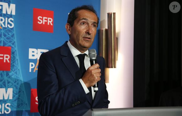 Patrick Drahi (Président du groupe Altice) lors du lancement de la nouvelle chaine de télévision 'BFM PARIS' au Café de l'Homme à Paris, France, le 7 Novembre 2016. © Denis Guignebourg/Bestimage