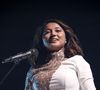 La jeune femme a dû prendre une pause dans sa carrière.

Anisha Jo, chanteuse, gagnante de la dixième saison lors du concert de la Star Academy à Lyon, France, le 15 mars 2024. © Sandrine Thesillat/Panoramic/Bestimage