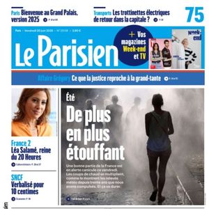 Léa Salamé mise à l'honneur dans les pages du "Parisien" ce vendredi 20 juin 2025 (Capture d'écran).