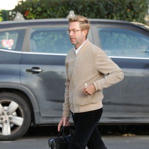 Alexandre Delpérier - Arrivées aux obsèques de Etienne Mougeotte en l'église Saint-François-Xavier à Paris. Le 13 octobre 2021
© Jacovides-Clovis / Bestimage