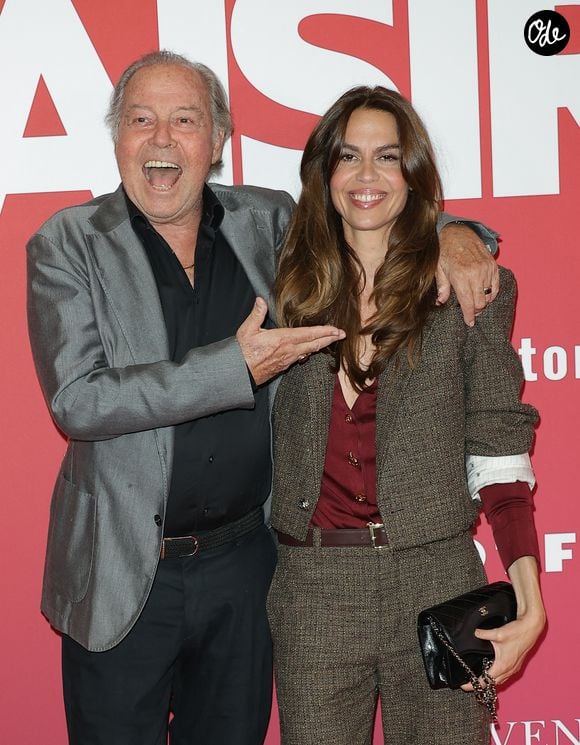 Michel Leeb et sa fille Elsa Leeb - Avant-première du film "Pour le plaisir" au Pathé Palace à Paris le 4 ami 2026. © Coadic Guirec/bestimage
