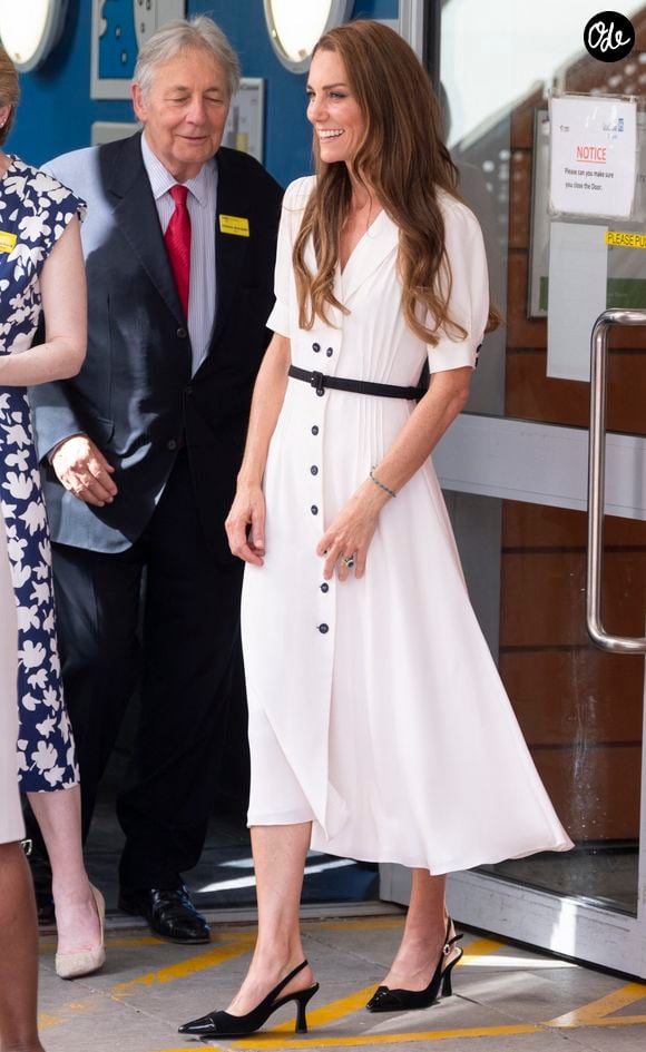 Catherine (Kate) Middleton, princesse de Galles, visite l'hôpital pour enfants Evelina London, dont elle est la marraine, à Londres, Royaume Uni, le 6 juillet 2026. © GoffPhotos/Bestimage