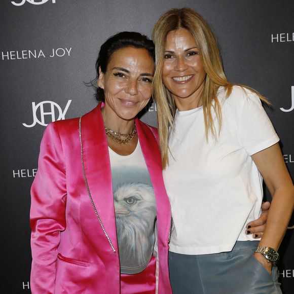 Sandra Sisley, Cécile Siméone - Cocktail dînatoire pour la marque de Joaillerie Helena Joy à l' hôtel Brach à Paris le 11 mai 2022. © Marc Ausset-Lacroix/Bestimage