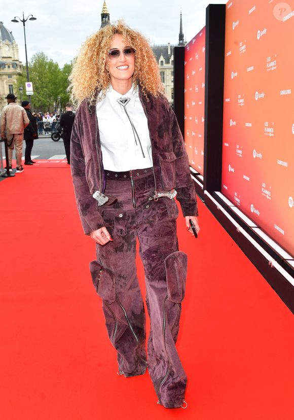 Kheira Hamraoui - Photocall de la 2ème édition de la cérémonie des Flammes, victoires du rap et de ses courants, au théâtre du Châtelet à Paris, France, le 25 avril 2024. © Veeren/Bestimage