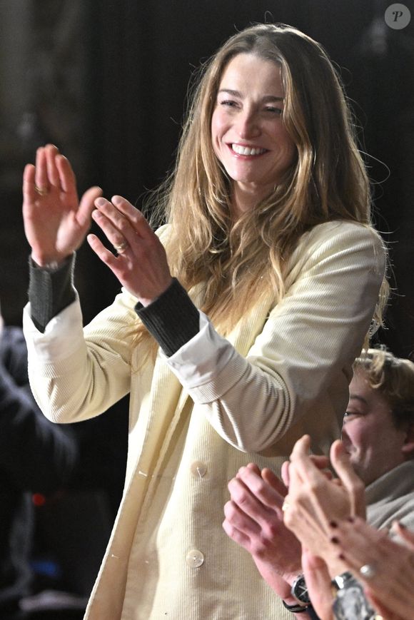 Et elle a choisi le ton de l'humour
Aurore Morisse  le 7 décembre 2024 à Bruxelles, Belgique. © Didier Lebrun/Photonews/Bestimage