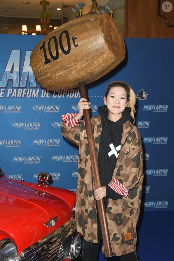 Marie-Charlotte Palot à l'avant-première du film "Nicky Larson et le Parfum de Cupidon" au cinéma Le Grand Rex à Paris, France, le 1er février 2019. © Coadic Guirec/Bestimage