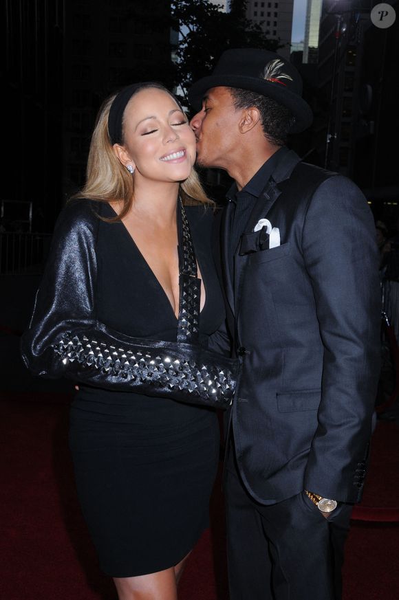 Mariah Carey et Nick Cannon assistent à la première de 'The Butler' de Lee Daniels au Ziegfeld Theater à New York. le 5 août 2013 © Darla Khazei, /PCN/ABACAPRESS.COM